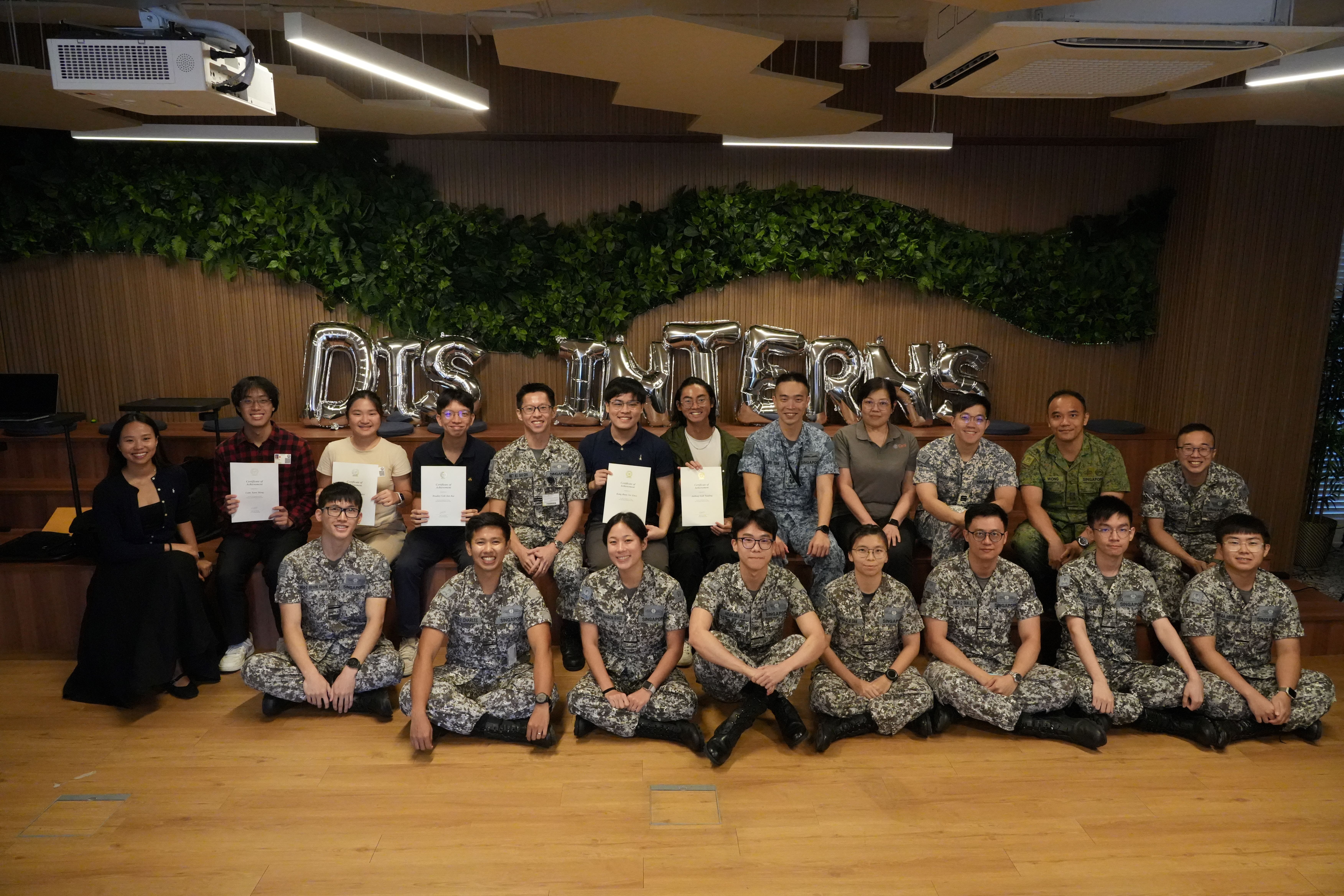 Group photo of DIS Interns